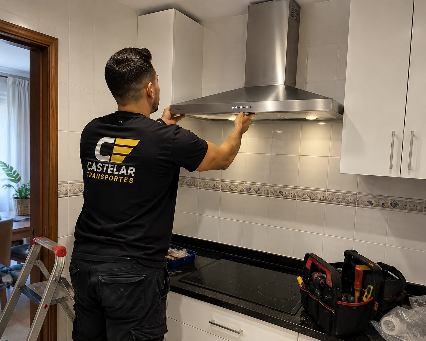 Instalação e encastre de eletrodoméstico
